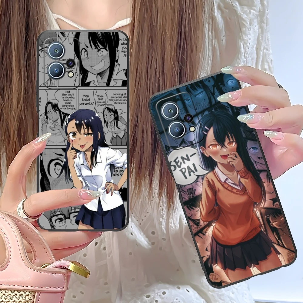 Hayase Nagatoro Anime Mobile Cell Phone Case for Huawei P60 P50 P40 P30 P20 P10 P9 P8 Pro Lite Plus Black Soft Phone Cover Shell