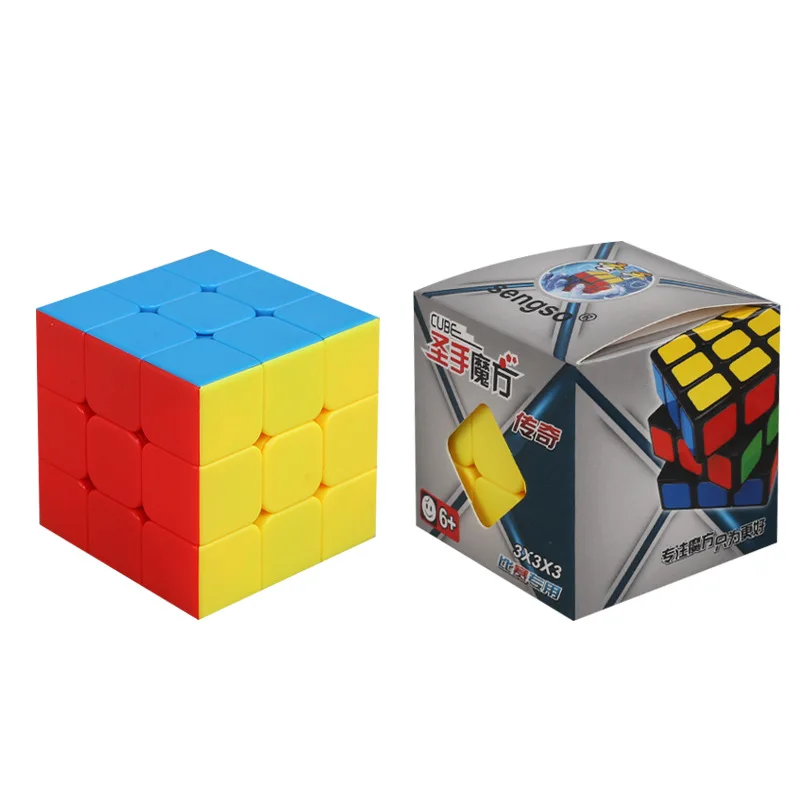 SengSo légende 3x3 Cube de vitesse magique sans colle jouets Fidget professionnels Shengshou 3x3 Puzzle magique