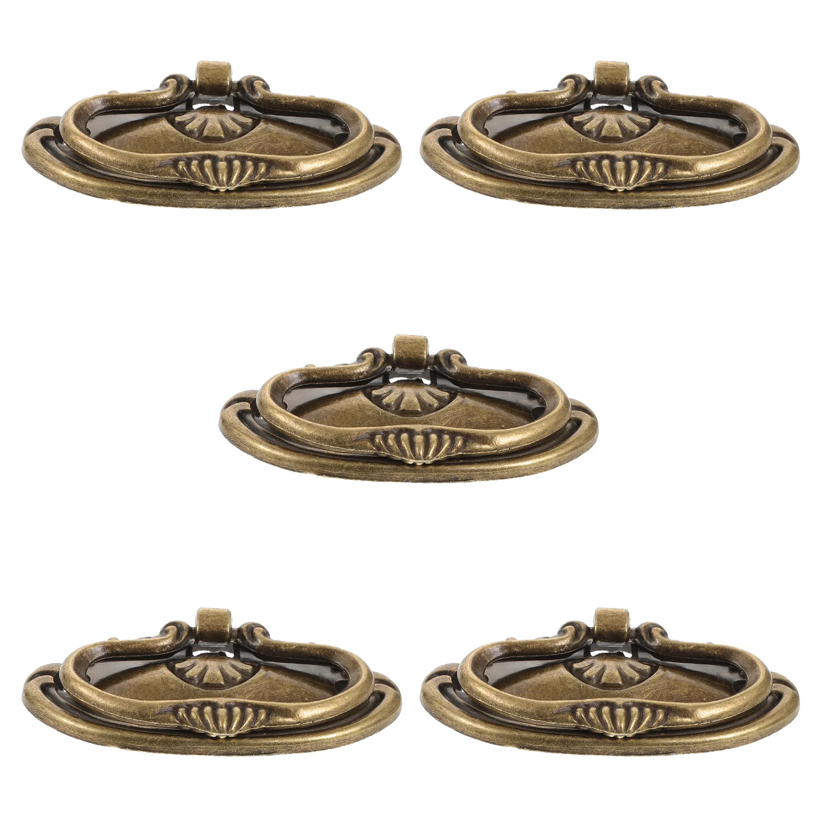 

5Sets Wooden Box Handles Cabinet Pulls Modern Drawer Knobs for Kitchen Closet Furniture Upgrade Gift Box Hardware