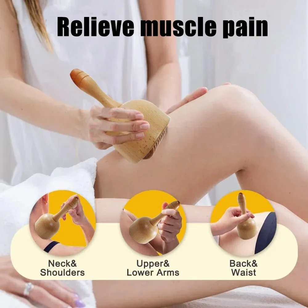 

Деревянная ручная массажная чашка, пластырь для похудения живота, лимфодренаж, для моделирования тела, антицеллюлитный Гуа Ша