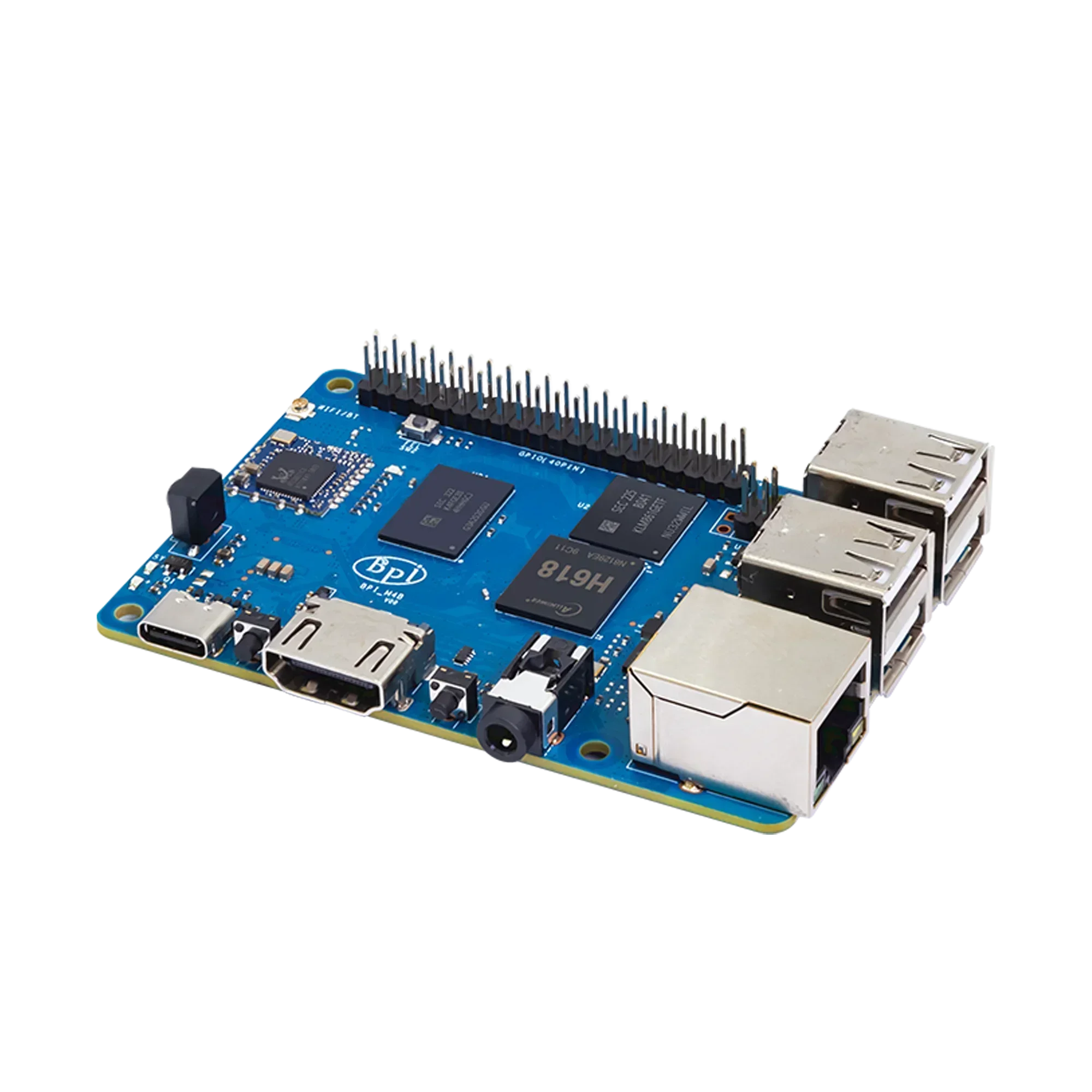 Banana Pi BPI-M4 Berry Allwinner H618 Quad-Core ARM Cortex™Computador de placa única SBC, Wi-Fi e Bluetooth, 2G LPDDR4, 8G, A53, 8G