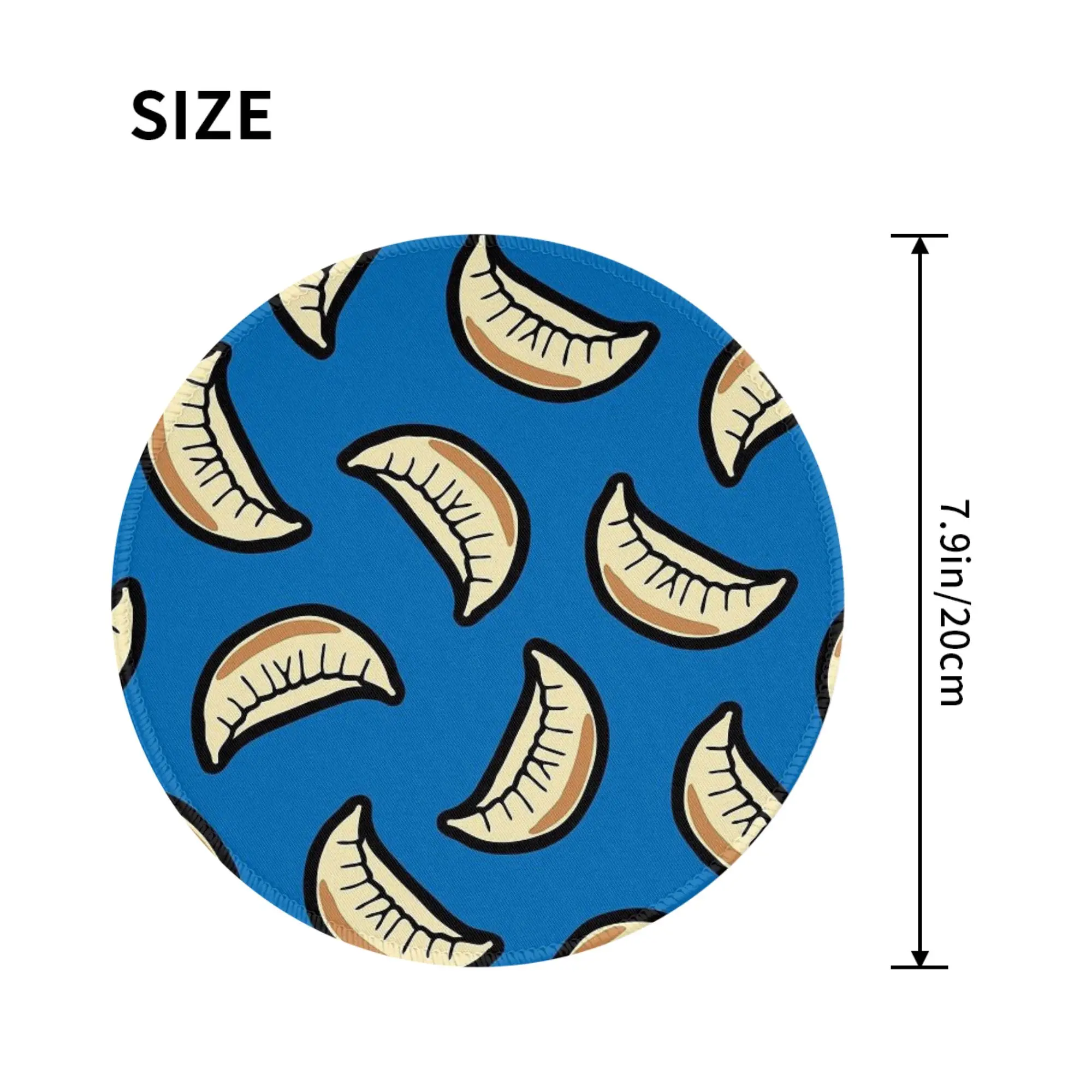Gyoza Dumpling Pattern Mouse Pad Computer Keyboard Mouse Mat Gamer PC Laptop Desk Mat Office Accessories Table Mats
