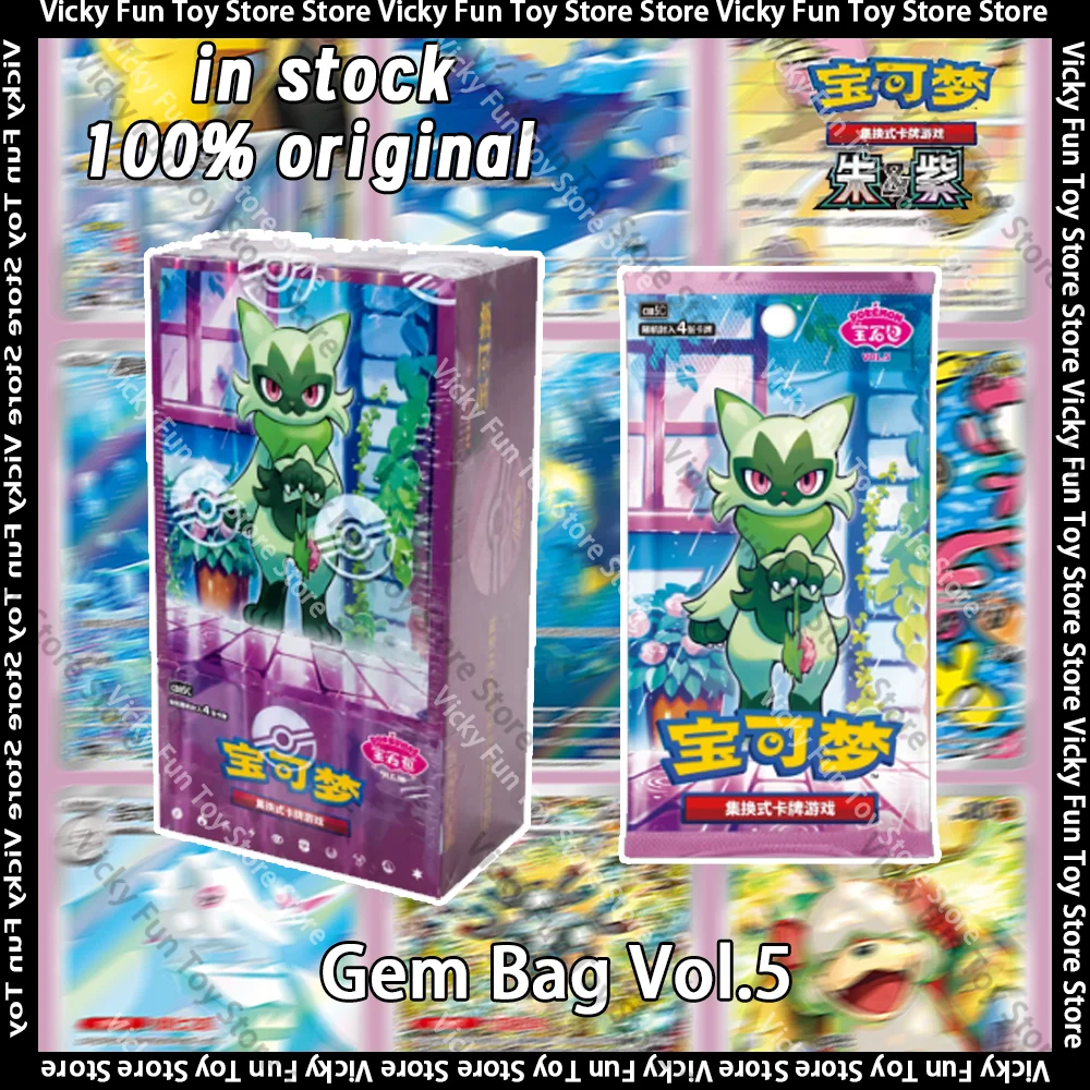 In Stock 100% Original Pokemon Gem Pack 5 Ptcg Battle Trading Game Cards Gem Pack Vol 5 Simplified Chinese Collection Cards Gift