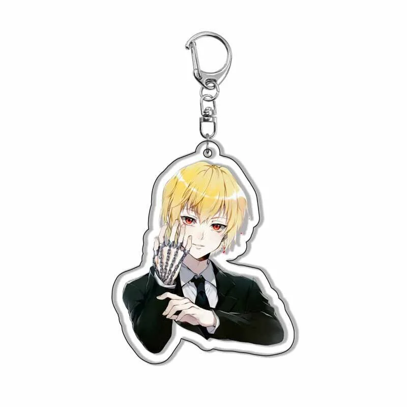 Anime Hunter GON FREECSS Keychain Killua Zoldyck Kurapika Keyring Hisoka Bag Tag Dress Suit Ver. Cartoon Pendant Accessories