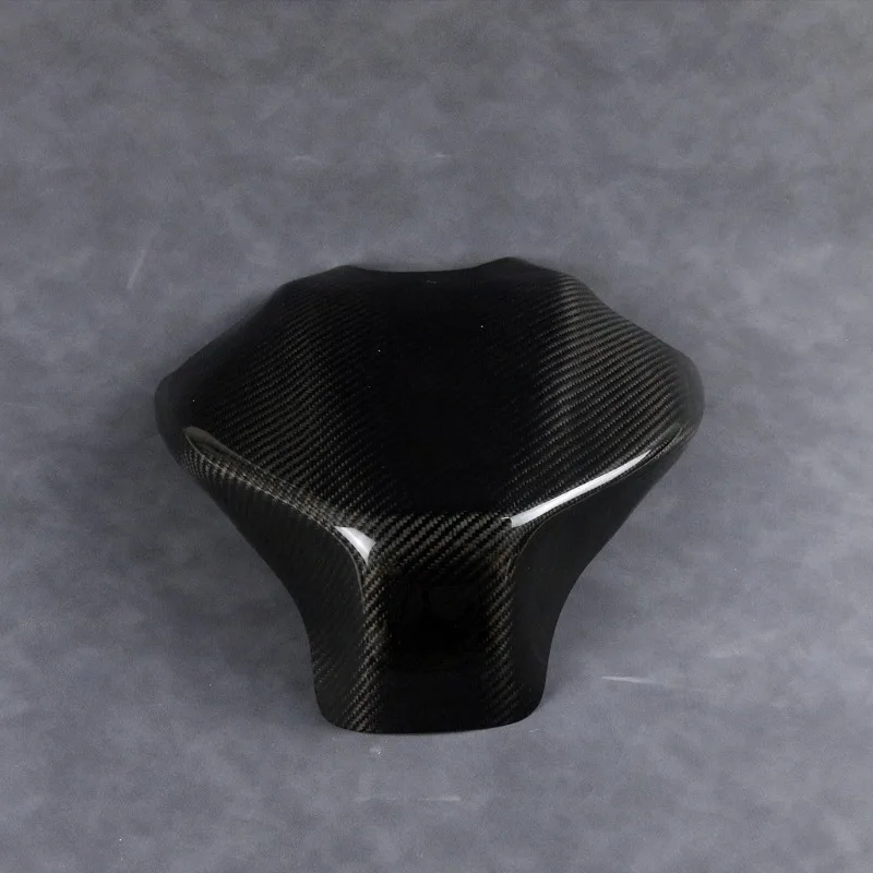 Motorcycle modified shell carbon fiber fuel tank cover heightened