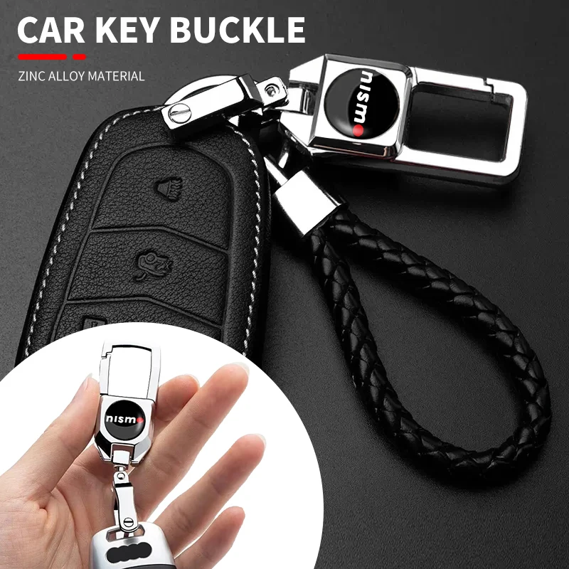 Metal car keyring keychain For Nissan Nismo Mazda Skoda Peugeot Citroen LEXUS Dacia Tesla Cadillac Land Rover Toyota Hyundai