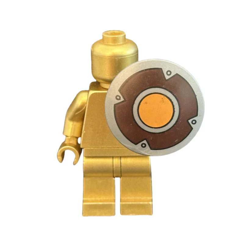 Kleine deeltjesbouwsteen MOC 75902pr0034 pb27 101769 p06 beeldje handheld schild middeleeuws