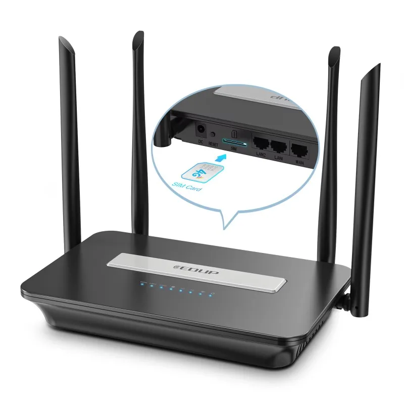 4G Router LTE 300M 2.4Ghz WiFi Router CPE 4G Router With Sim Card Slot