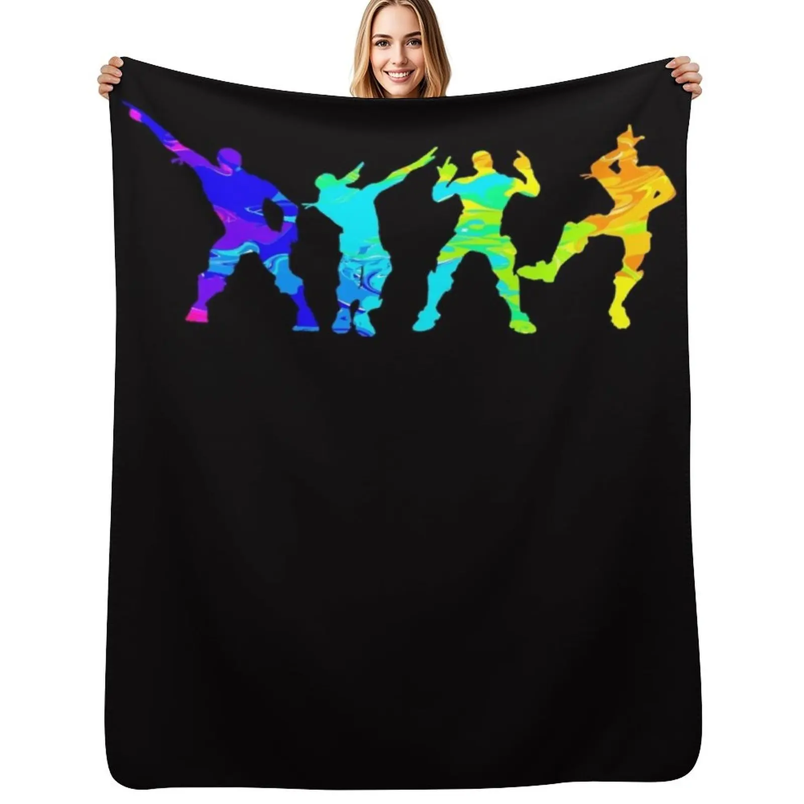 

Battle Royale Dance of Victory Throw Blanket Decorative Soft Throw Blanket for Couch Sofa
