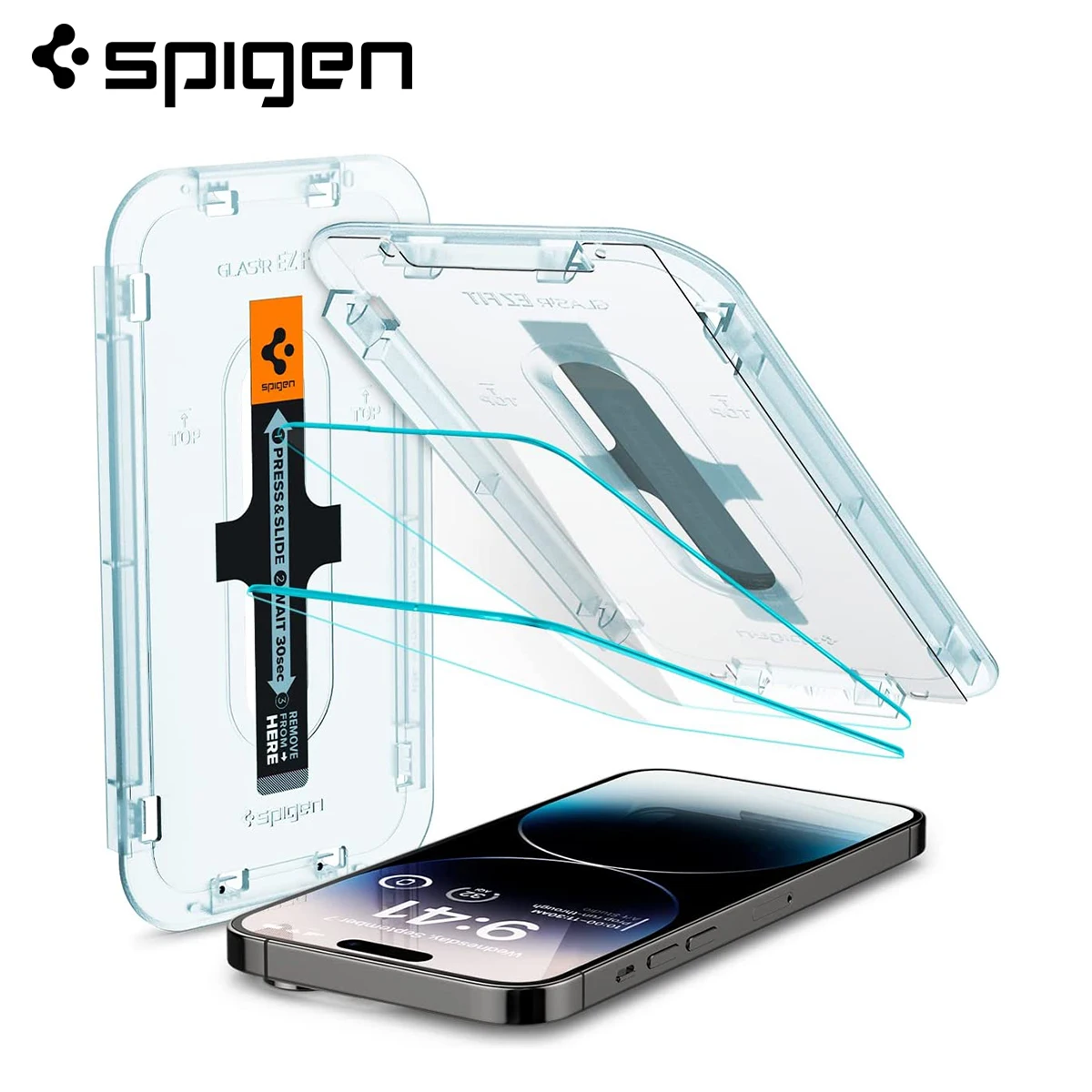 Spigen EZ FIT GLAS.tR SLIM  Screen Protector for iPhone 14 Pro Max / 14 Pro