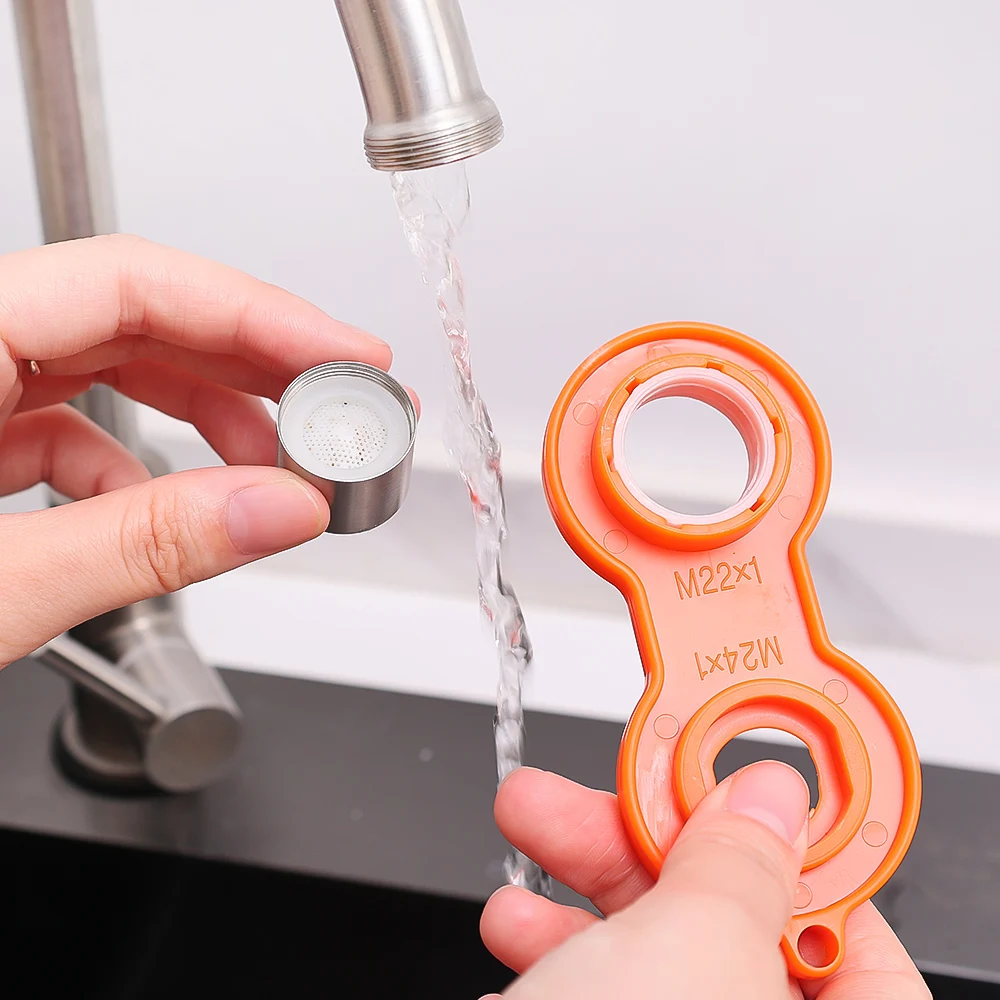 Faucet Aerator Detached Install Spanner Kitchen Wash Basin Fliter Tap Nozzle Aerator Removal Tool Home Faucet Bubbler Tap Wrench