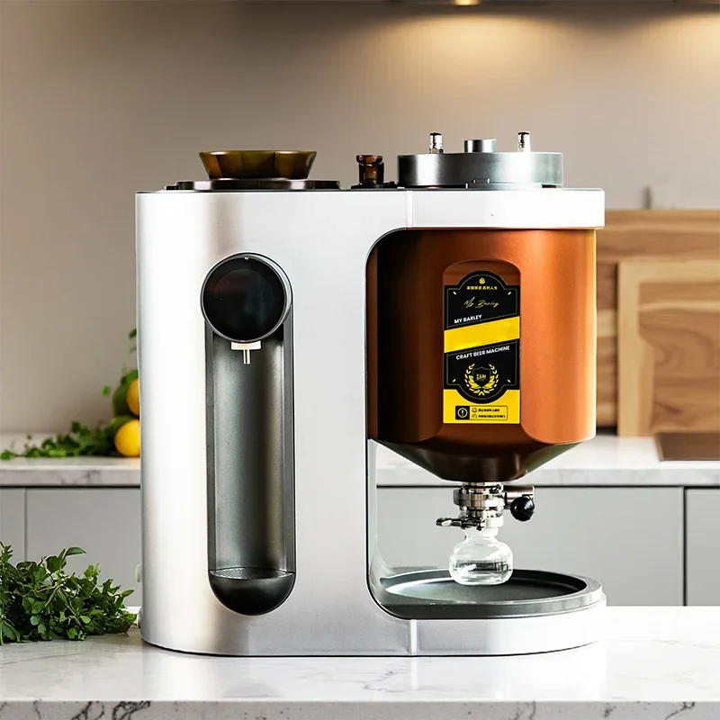 10L Smart Automatic Beer Brewing System, Home Craft Beer Maker, One-Button Operation, 12 DIY Recipes, Isobaric Filling