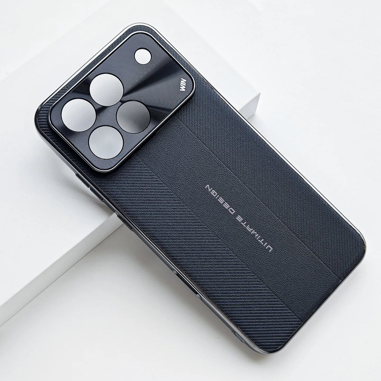 Case For Honor Win RT Luxury Leather Electroplated Lens Film