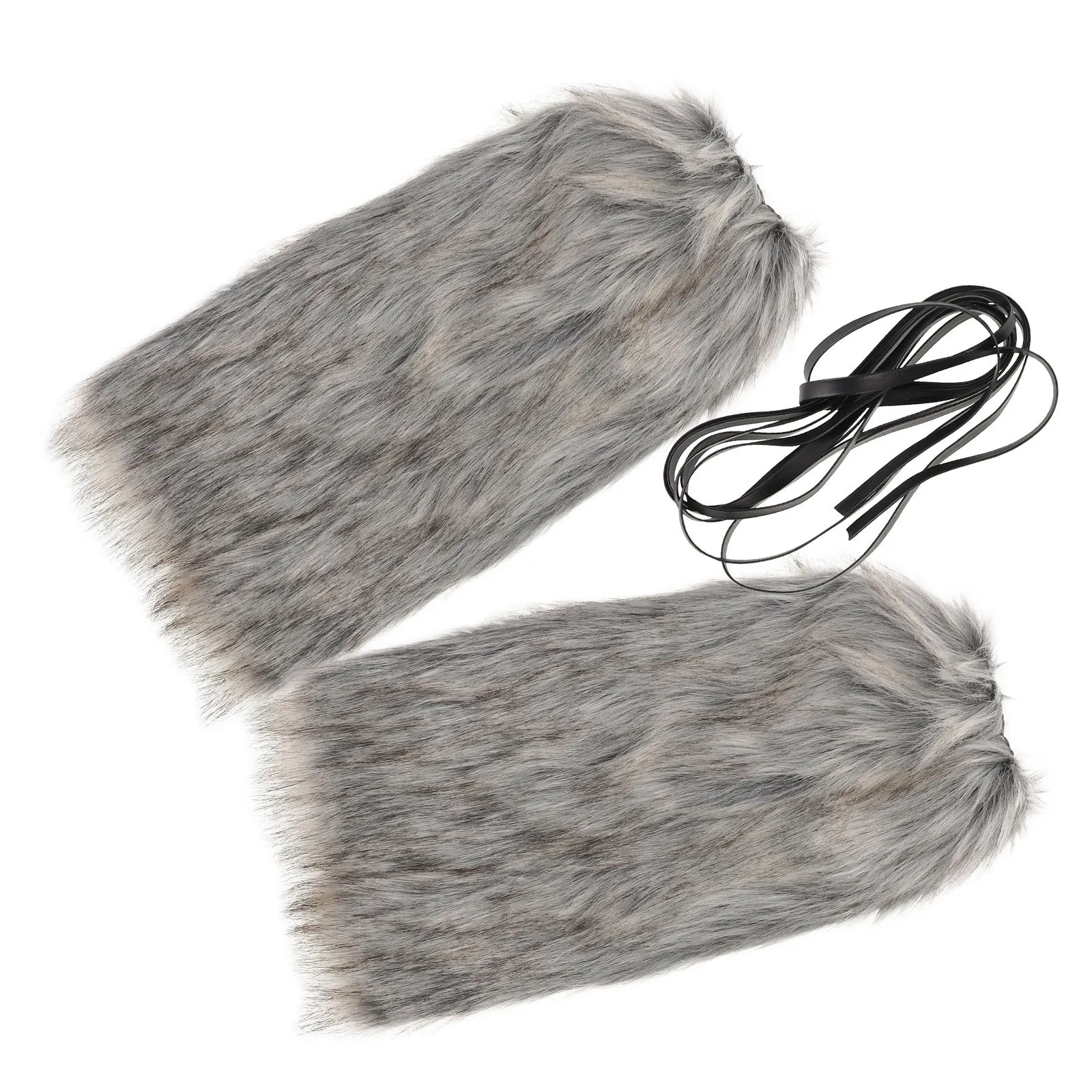 

1pcs 1 Pair Leg Warmers For Women Thick Thick Leg Warmers Boot Covers With Tie Straps Cozy Dance Party Costume Accessory