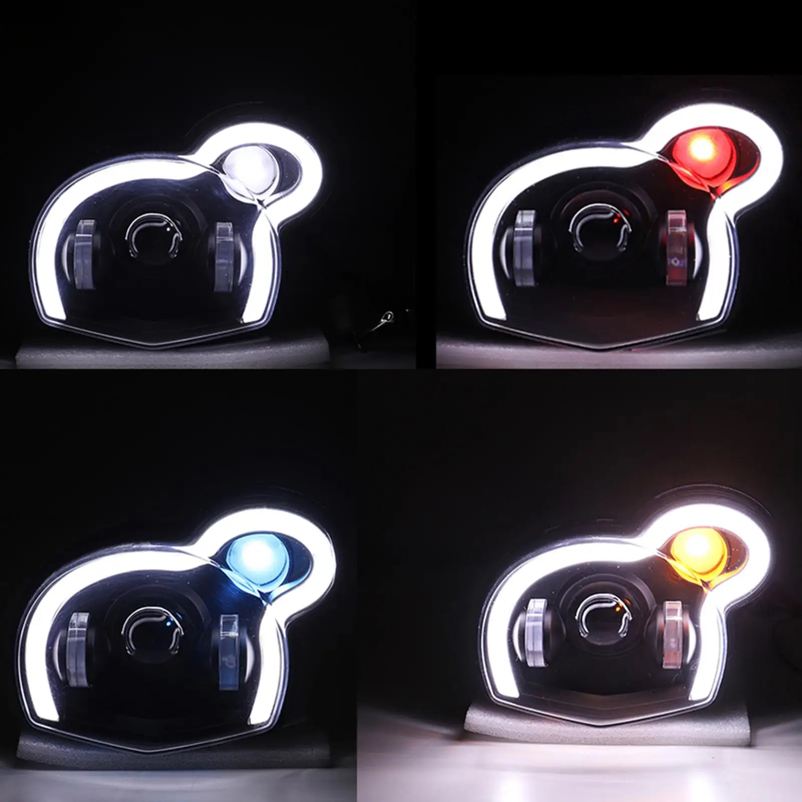 

Фара мотоцикла, дальний свет, ближний свет, светодиод, профессиональная, прямая замена