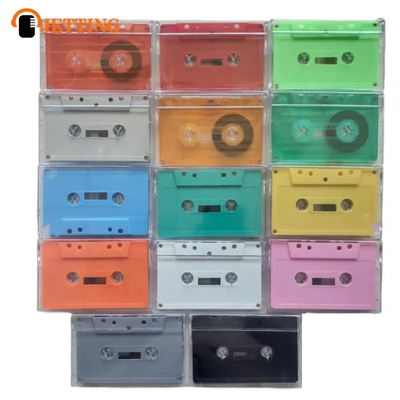 1Pc New Standard Innovative Cassette Color Blank Tape Player With 45/90 Minutes Magnetic Audio Tape For Speech Music Recording