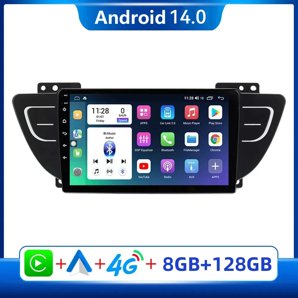 Android 14 Car Radio for Geely Atlas NL-3 2016 2017 2018 2019 2020 Multimedia Player 2Din 4G Carplay Stereo GPS DVD Speakers