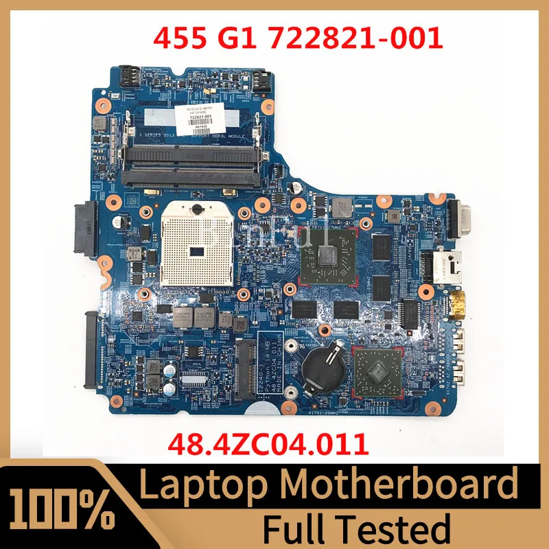 

722821-001 722821-501 722821-601 For HP 455 G1 Laptop Motherboard 12240-1 48.4ZC04.011 216-0842000 100% Full Tested Working Well