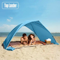 Portable Beach Tent Sun Shelter Waterproof Summer UV Protection Sun Shade Outdoor Camping Picnic Park Travel