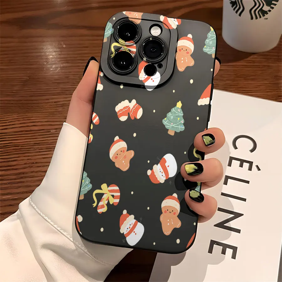 Capa de telefone macia TPU fosco Angel Eye, compatível com proteção Plus360 graus para iPhone 17 a 11 Pro Max