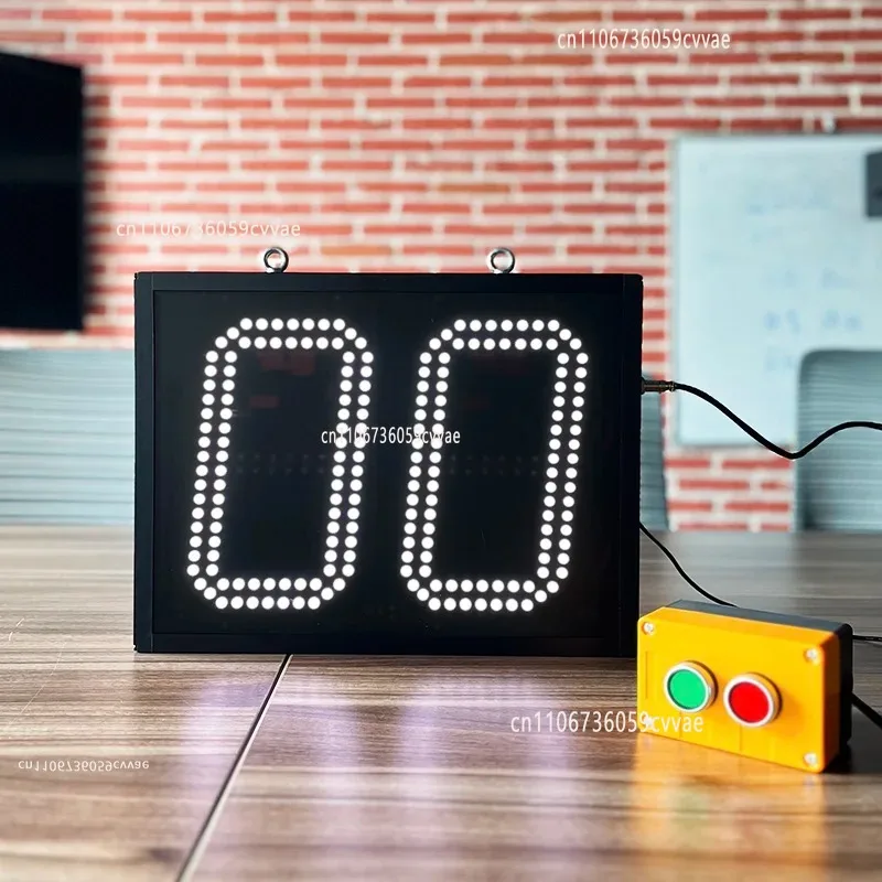 Factory Supply Large 8 Inch White Number Display Digital LED Count up Down Running Lap Counter for Race Track