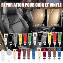 Leather Repair Gel Sofa Seat Leather Supplement Refurbish Cream Repair Paste Color Chair Table Repair Scratches Cracks 20ml