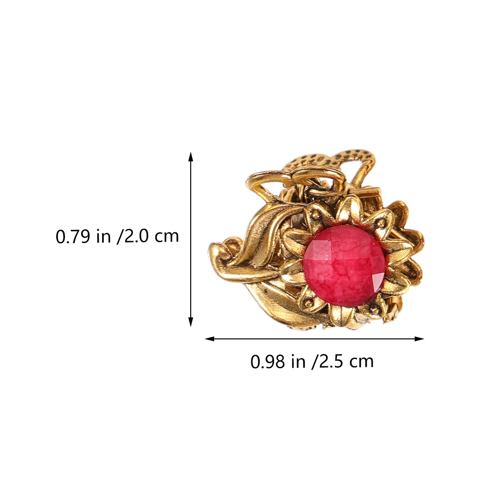 10pcs Hair Claw Clips Women Small Hair Clamps Vintage Mini Jaw Clip For Daily Office Hairstyles Durable Comfortable All Ages