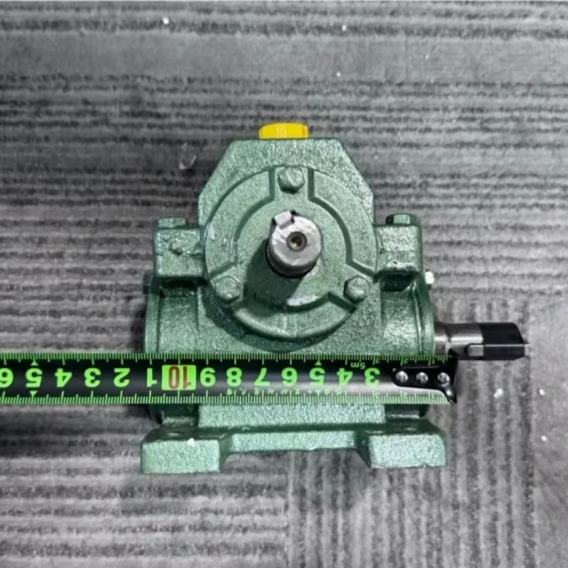 WD Worm Gear Reducer 1.5 Module Copper Turbine Gearbox Small Hand Cranked 33 Series Reduction Gear Unit