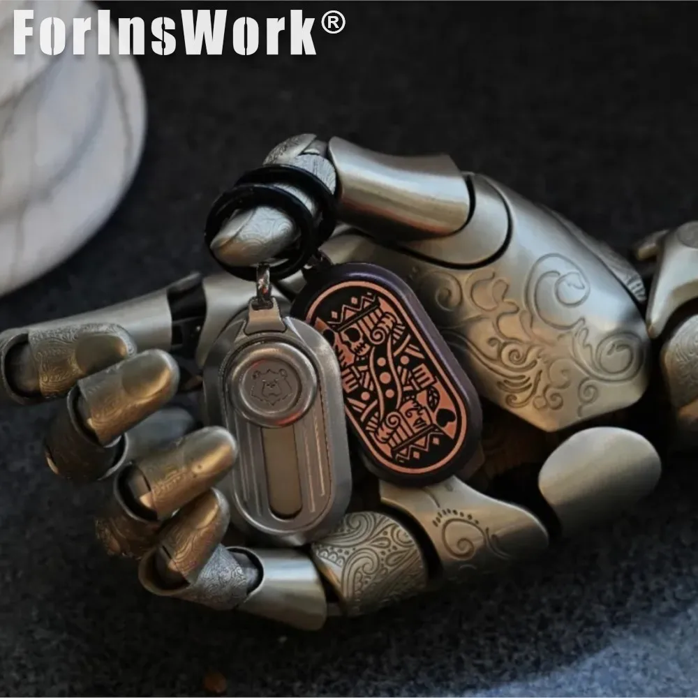 TK EDC GLIDE จี้สไลด์เล่นได้ ทำจากสแตนเลส ประกอบและถอดประกอบได้โดยไม่ต้องใช้เครื่องมือ ของเล่นสุดเท่