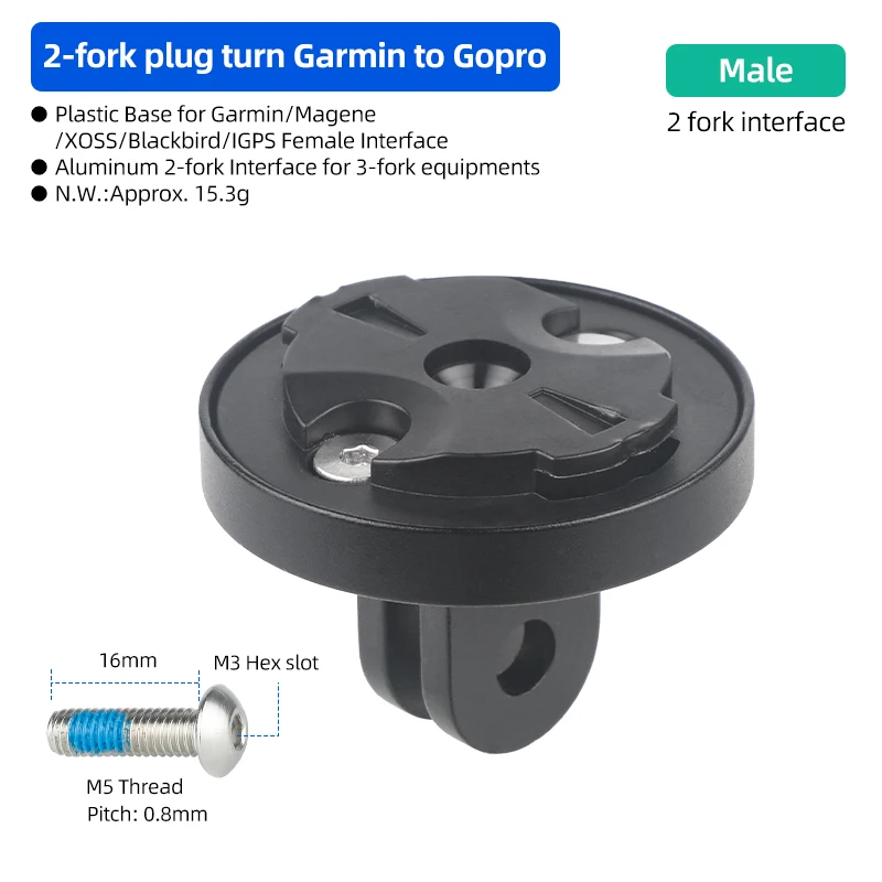 Deemount Fahrradcomputer Combo Halterung Schnelle Reparatur Zubehör für Garmin Gopro Kamera Scheinwerfer Adapter Befestigungs Basis