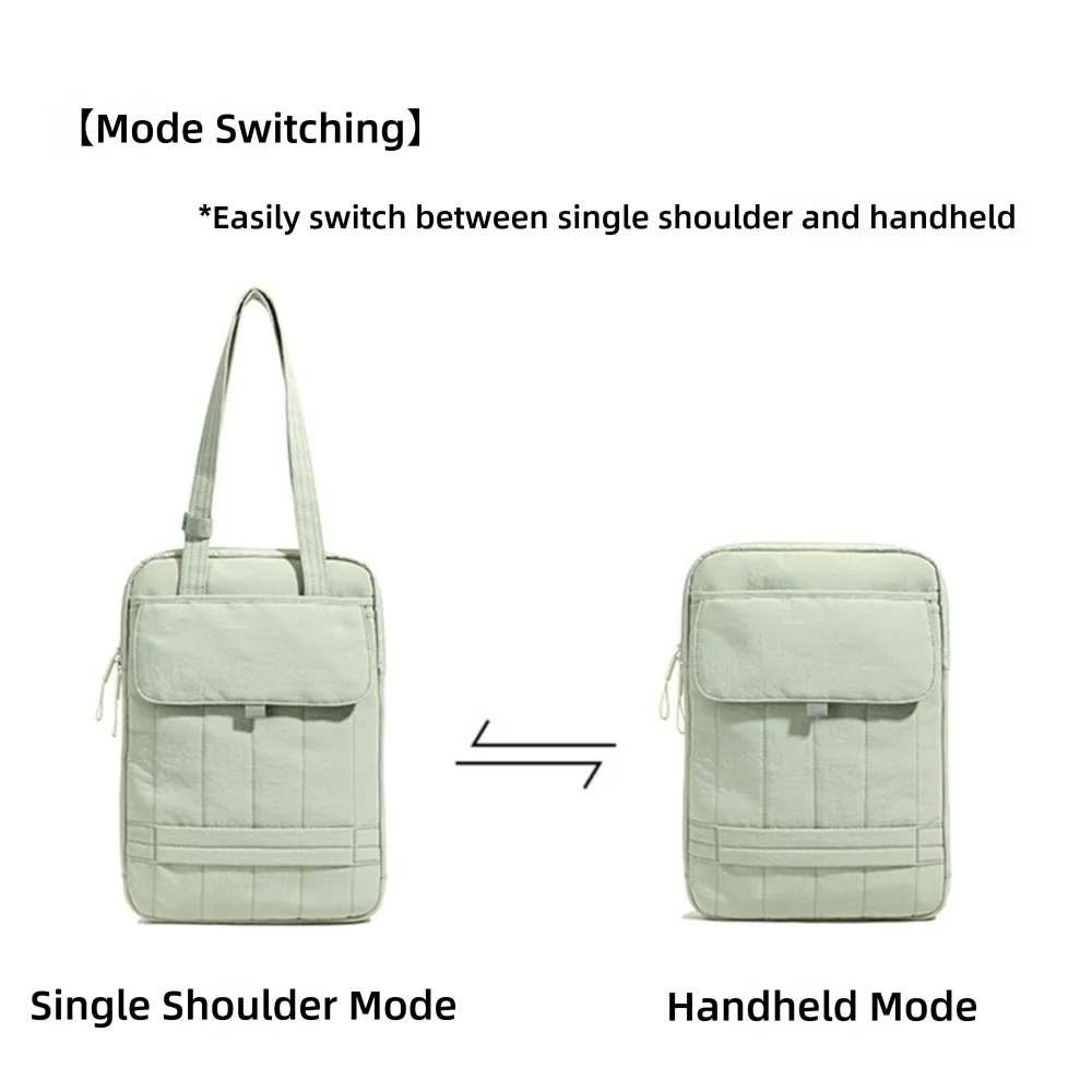 حقيبة كمبيوتر محمول متعددة الاستخدامات بكتف واحد، حقيبة كتف قماشية محمولة، حقائب عمل لأجهزة الكمبيوتر المحمول Lenovo Dell