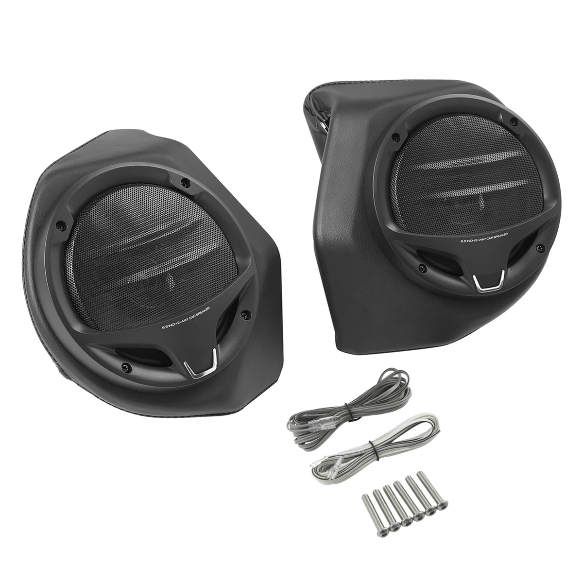 Motorcycle 6-1/2'' Rear Speakers & Speaker Pods For Harley Touring Electra Street Glide Road King 2014-2020 2018