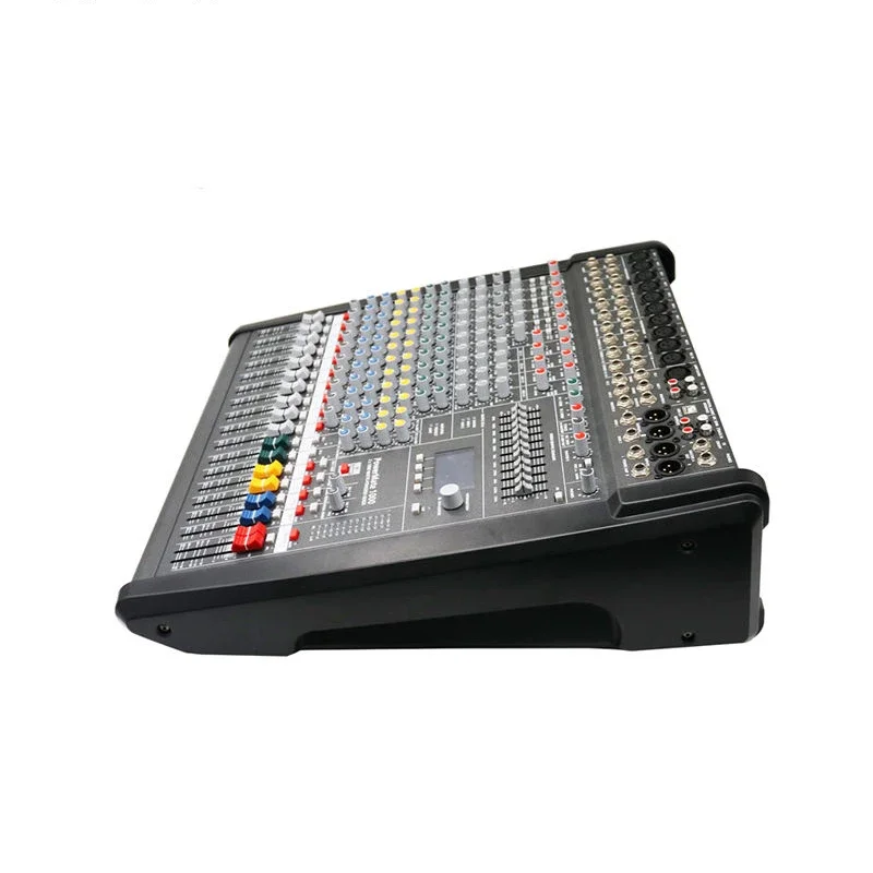 Professional Double DSP Effect 1000W 10 Channels Audio Mixer Power Usb Reverb Mixing Console For Stage