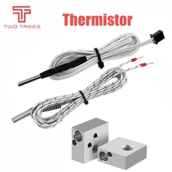 HT-NTC100K Thermistor Temperature Sensor Aluminum Block Heater for High Temperature Filament Heating Tube for Blu-3 SP-3 SP-5