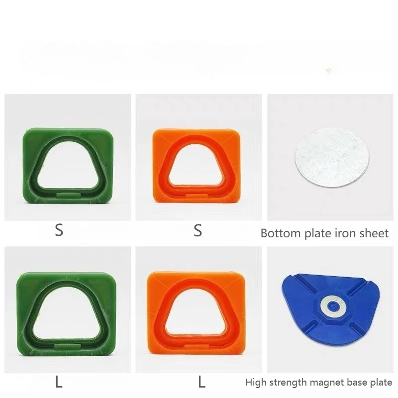 Dental Lab Magnetic Silicone Plaster Mould Former Split Base Full Arch Depth  12MM/15MM High Strength Magnet Plate Dental Tools
