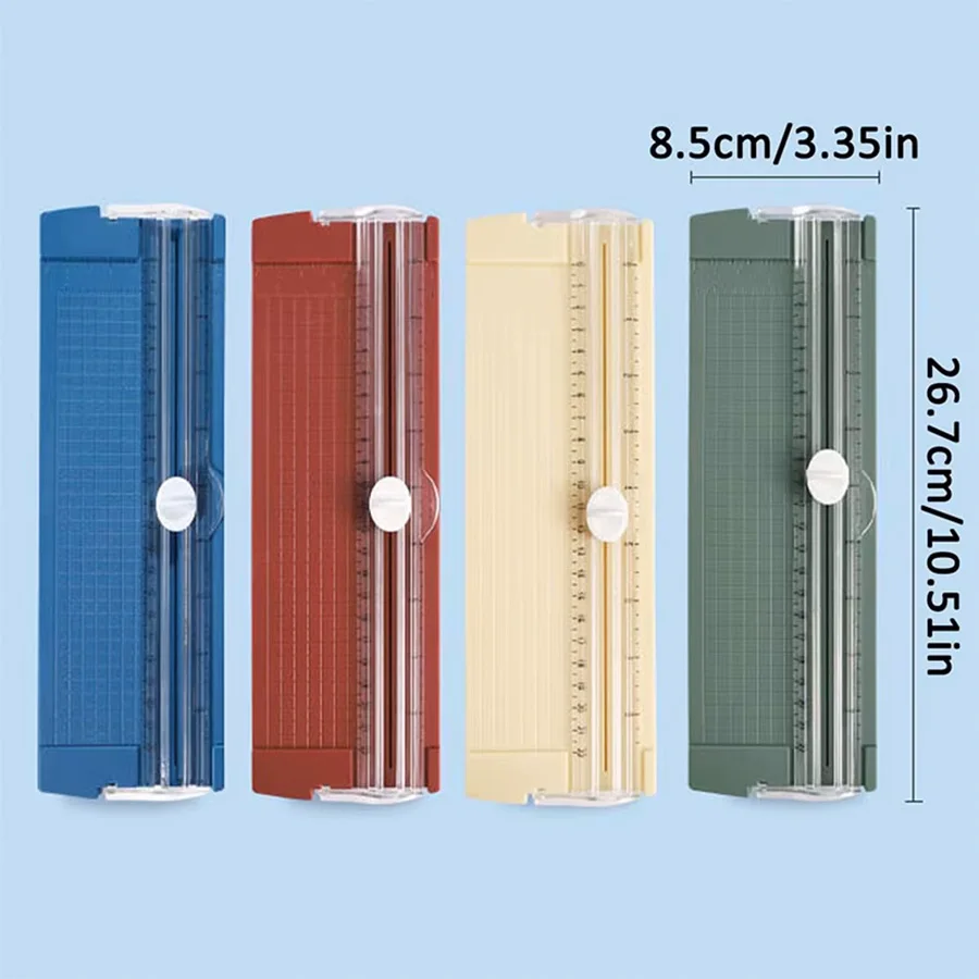 قطعة واحدة من قاطع الورق ثنائي الاتجاه متعدد الوظائف، أداة قطع عملية آلة قطع الورق المحمولة! اللوازم المدرسية والمكتبية