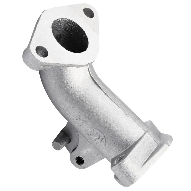 Motorcycle Carburetor Intake Manifold for C50 C70 C90 AA01, Angled Replacement Connection for PC18, PC20 and PB16 Carbur