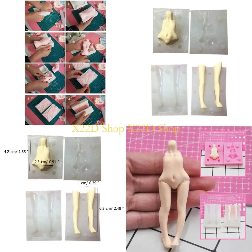 

X22D 3D Pastry Baking Decorations Bakeware Mould Human Body Decorating Mould 3D People Shaped Baking Fondant Cake DIY Molds