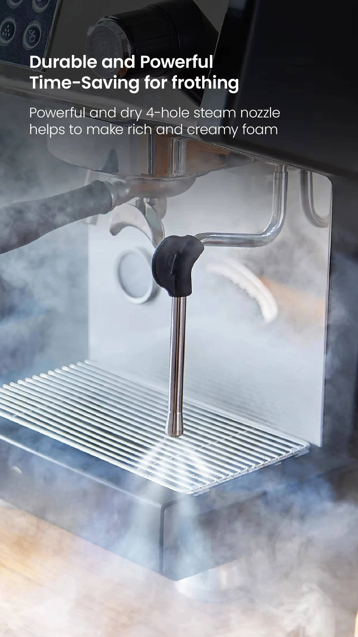 Dual Boiler 2950W PID Temperature Control 4-Hole Steam for Cafe Restaurant Bar CAFOVO Gemilai G3200F Commercial Espresso Machine
