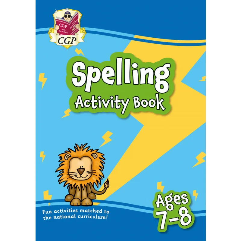New Spelling Activity Book For Ages 78 Year 3 CGP Coordination Group Publications 9781837740376 Book