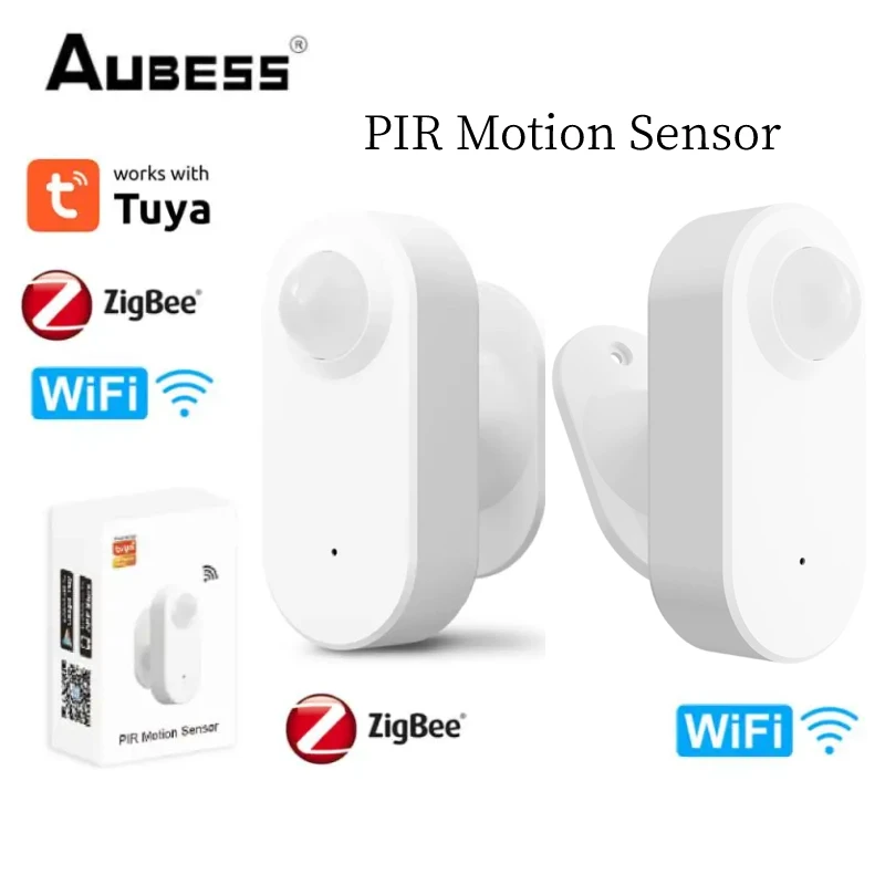 

Tuya Wifi/Zigbee Motion Sensor Mini Wireless PIR Human Presence Sensor Presence Detector Smart Life Control Home Automation