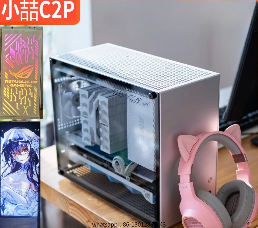 

C2P MATX ITX Chassis All Aluminum Large Power K88 Mini Air Cooled