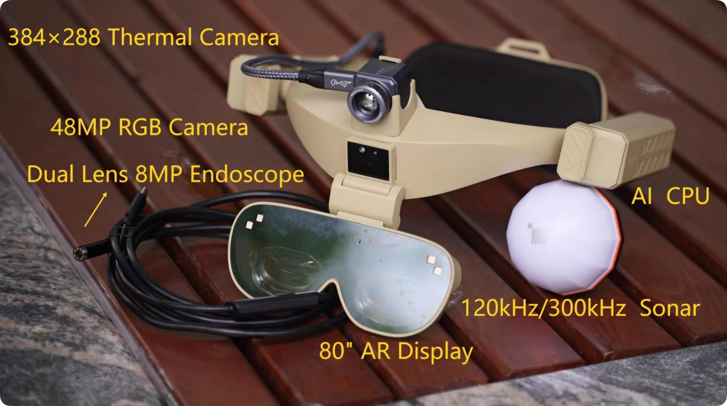 Thermal Imaging Night Vision Hunting AI AR Eyewear 80