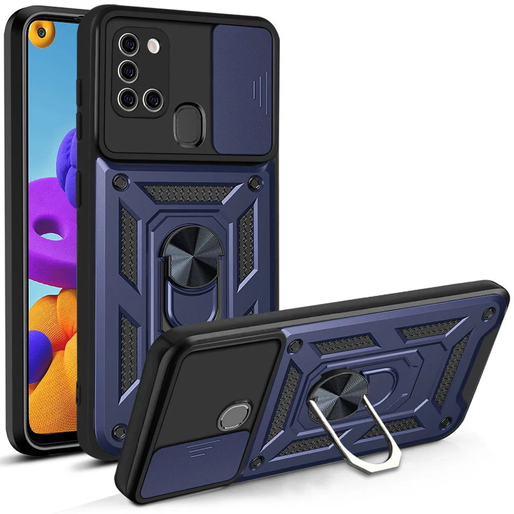 Shockproof Armor Case For Samsung Galaxy A21s A10s A20s A02 A12 A20 A30 A50 A31 A22 A04 A04S Cover Camera Lens Protection Fundas