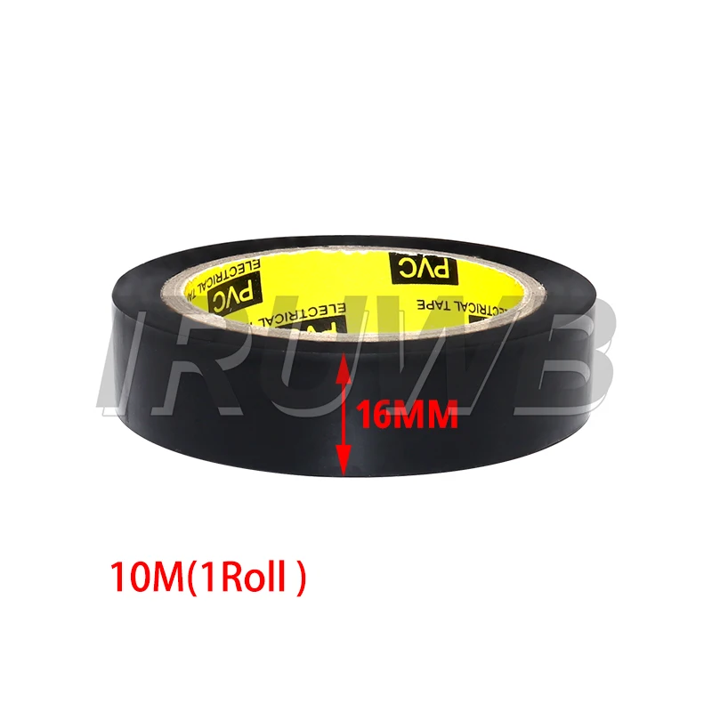 High-temperature resistant black rubber electrical tape-durable and soft insulating adhesive, used for industrial, household