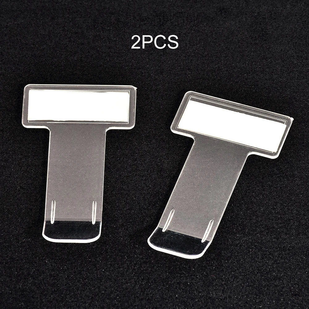 

2Pcs Car Universal Parking Ticket Receipt Permit Card Holder Clip Sticker Car Window Windscreen Plastic Car Interior Accessories