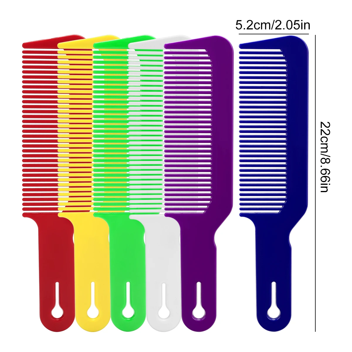 6 Colors Professional Hair Combs Barber Hairdressing Hair Cutting Brush Anti-static Tangle Pro Salon Hair Care Styling Tool