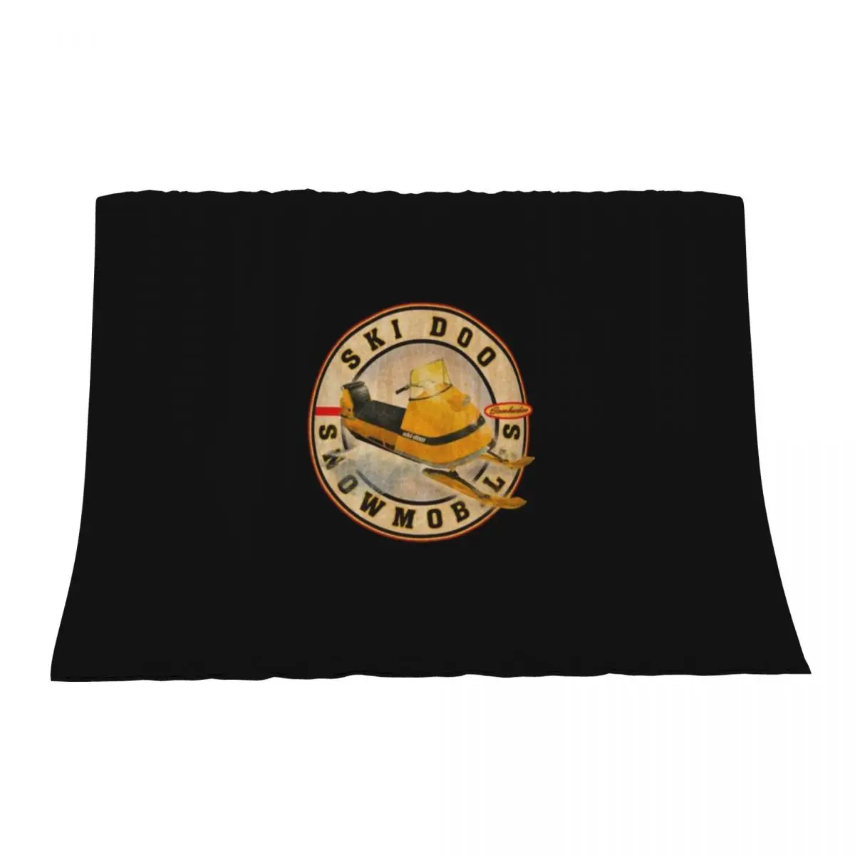 

Vintage Ski-doo snowmobiles Throw Blanket Bed linens Luxury St Travel Single Blankets