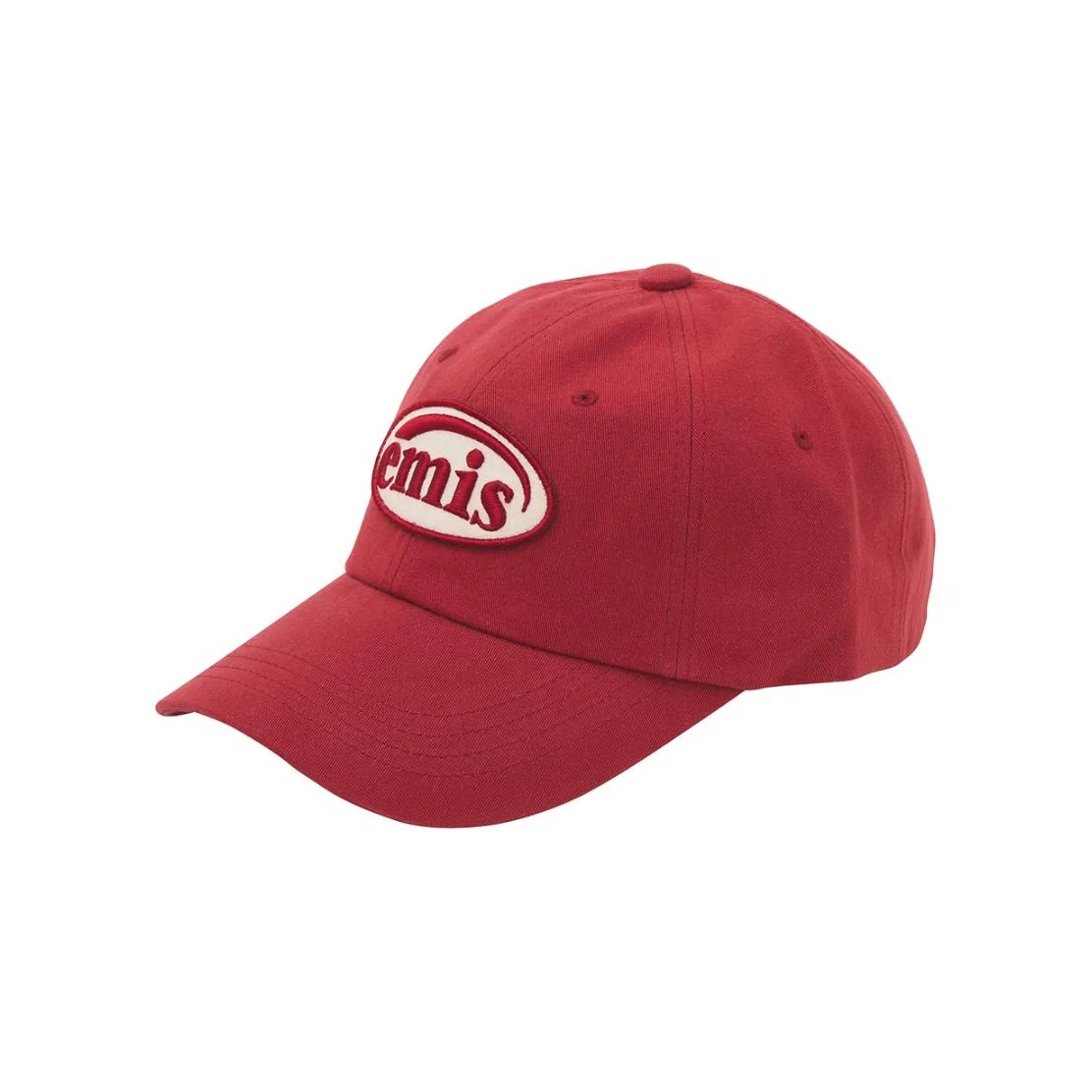 Emis Cotton Baseball Caps Unisex Red 1302-RED