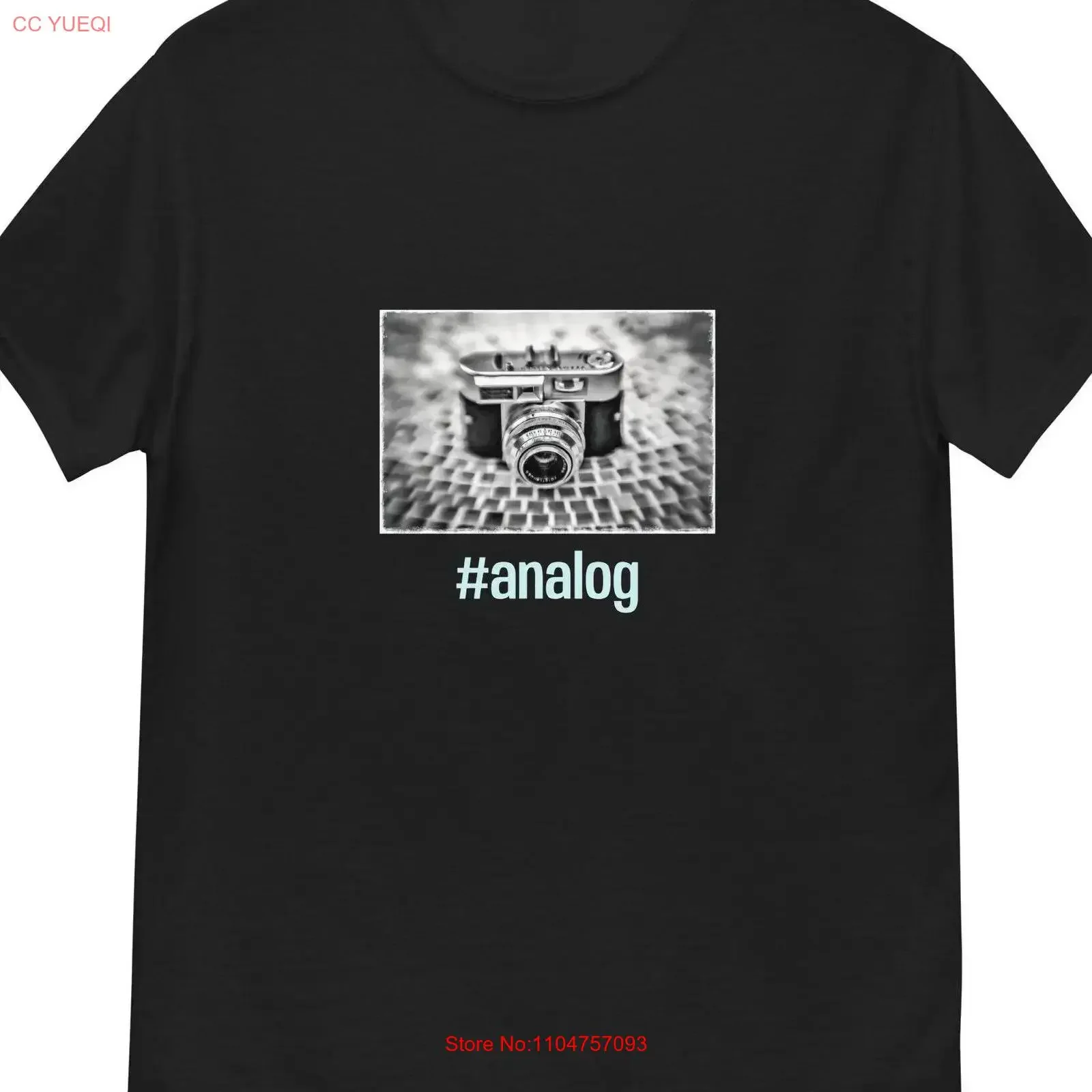 Vintage Camera T Shirt analog 35mm film from BCPix com vintage Washed designer clothes fashion Versatile homme Comfortable